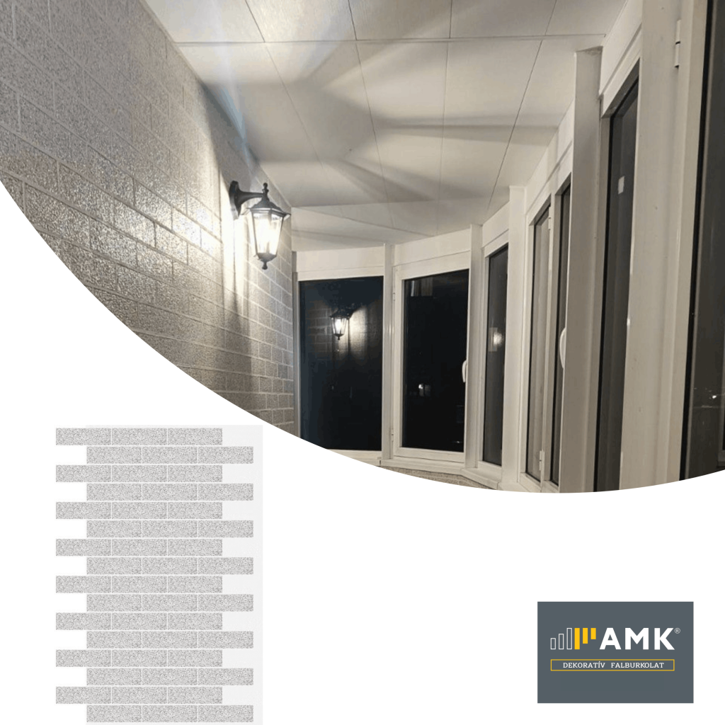 AMK MIX-002 halvány szürke téglamintás falburkolat második termékképe