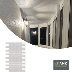 AMK MIX-002 halvány szürke téglamintás falburkolat második termékképe