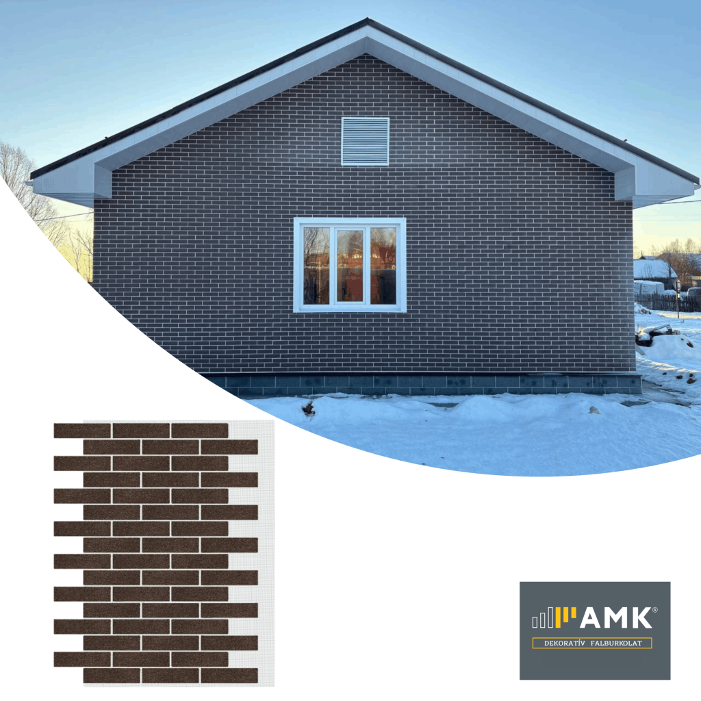 AMK MIX-303 barna téglamintás falburkolat – termékkép 2