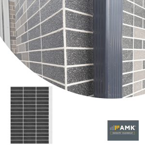 AMK ROW-204 szürke sormintás falburkolat bemutatóképe
